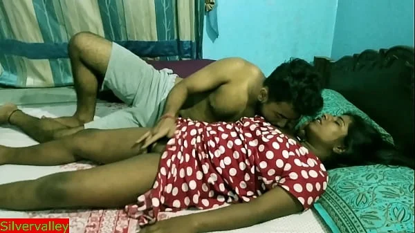 Indian teen couple viral hot sex video!! Village girl vs smart teen boy real sex